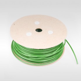Drahtseil 4mm verzinkt PVC ummantelt grün (Draht 2mm - 1x19) 10m bis 200m Stahlseil 4 mm